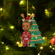 Lewis Hamilton F1 Christmas Decoration Acrylic Ornaments