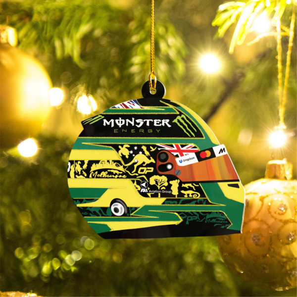 27 Oscar Piastri F1 OP81 Christmas Acrylic Ornament | McLaren Fan Gift