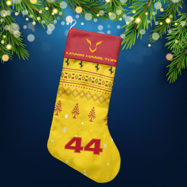 28 Lewis Hamilton F1Christmas Stocking