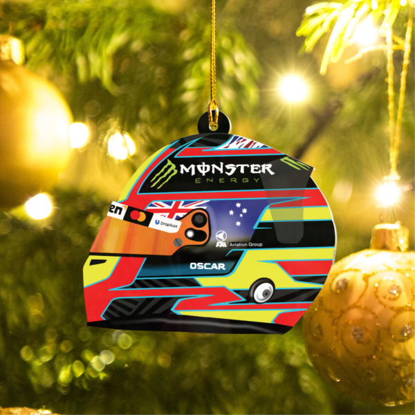 30 Oscar Piastri F1 OP81 Christmas Acrylic Ornament | McLaren Fan Gift