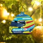 34 Fernando Alonso F1 FA14 Christmas Acrylic Ornament | Aston Martin Fan Gift