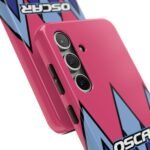 Close-up, Samsung Galaxy S24 Oscar Piastri F1 Las Vegas GP 2025 Helmet inspired Phone Case