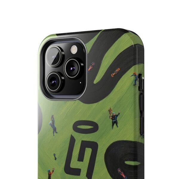 Close-up, iPhone 13 Pro Max NOR 4 F1 Las Vegas GP Helmet 2025 inspired Phone Case