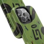 Close-up, iPhone 16 Pro NOR 4 F1 Las Vegas GP Helmet 2025 inspired Phone Case