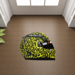 Formul 1 helmet custom shape rugs