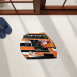 Oscar Piastri Monaco F1 Helmet Shaped Floor rug and Floor mats