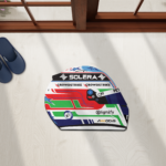 Kimi Antonelli F1 Helmet Shaped Floor rug and Floor mats