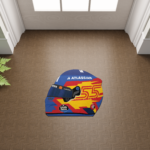Formula 1 Helmet Shaped Rug | Floor Mat - Image 9