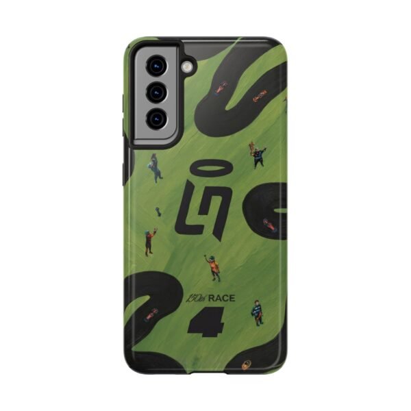 Front, Samsung Galaxy S21 NOR 4 F1 Las Vegas GP Helmet 2025 inspired Phone Case