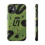 Front and Side, iPhone 11 NOR 4 F1 Las Vegas GP Helmet 2025 inspired Phone Case