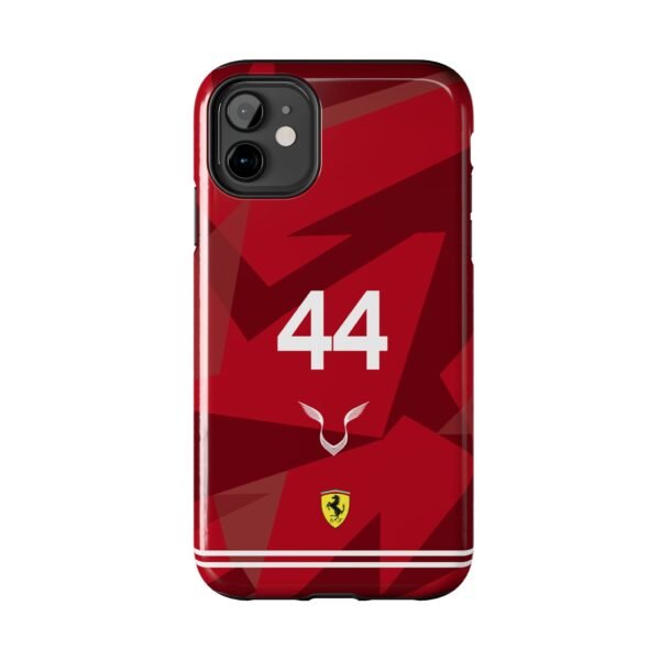 Front, iPhone 11 Lewis Hamilton Las Vegas GP 2025 livery inspired phone case