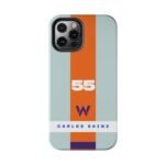 Front, iPhone 12 Pro Carlos Sainz Williams F1 GULF 2025 Inspired Phone Case