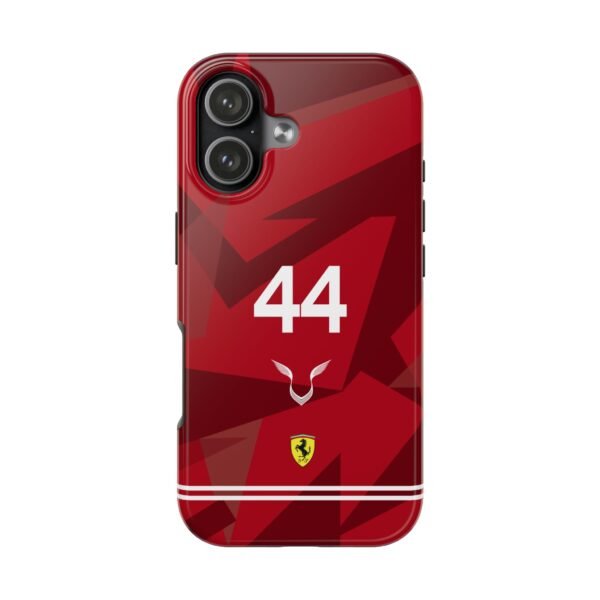 Front, iPhone 17 (4) Lewis Hamilton F1 Las Vegas GP 2025 Racing livery Inspired Tough Phone Case