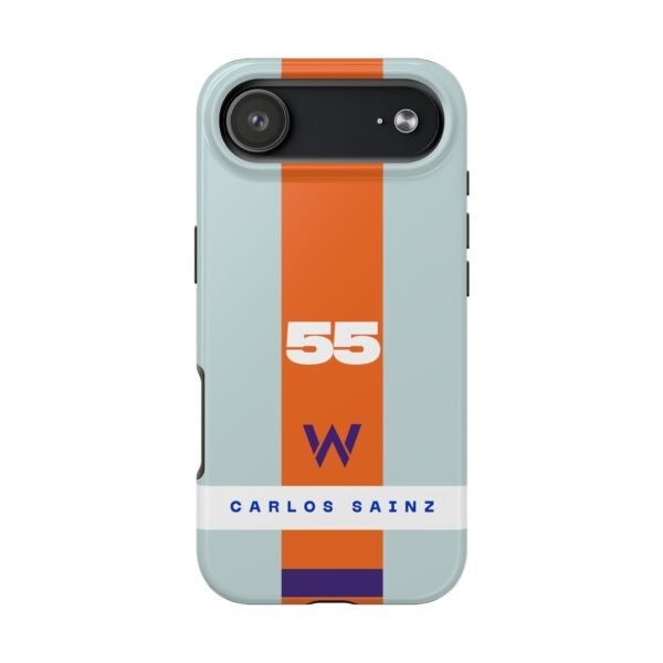 Front, iPhone 17 Air (2) Carlos Sainz Williams F1 GULF 2025 Inspired Phone Case