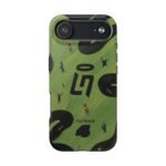 Front, iPhone 17 Air NOR 4 F1 Las Vegas GP Helmet 2025 inspired Phone Case