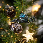 George Russell F1 GR63 Christmas Acrylic Ornament | Mercedes Fan Gift