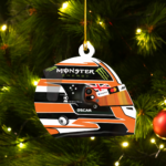 MOCKUP_2 Sided Plastic Custom shaped ornament Original (3) Oscar Piastri F1 OP81 Christmas Acrylic Ornament | McLaren Fan Gift