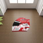 Formula 1 Helmet Shaped Rug | Floor Mat - Image 2