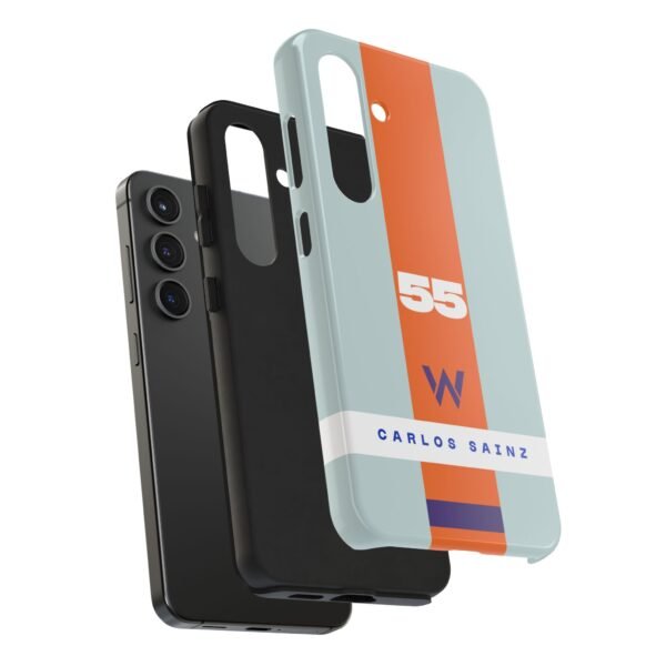 Samsung Galaxy S24 Carlos Sainz Williams F1 GULF 2025 Inspired Phone Case