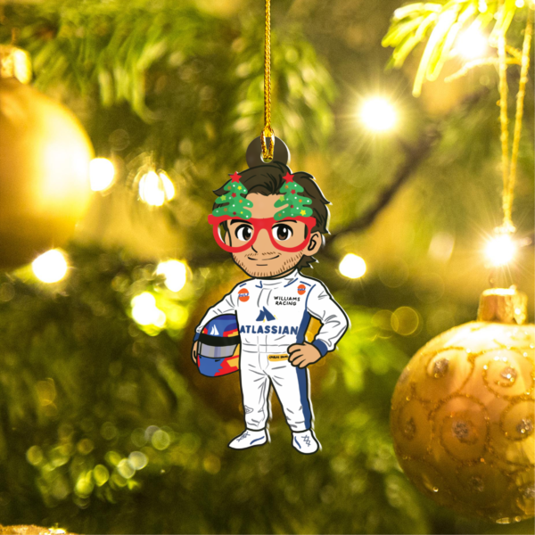 aa Carlos Sainz F1 Christmas Decoration Acrylic ornaments