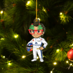 aaaaa Carlos Sainz F1 CS55 Christmas Acrylic Ornament | F1 Fan Gift