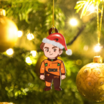 d Oscar Piastri F1 Christmas Decoration Acrylic Ornaments