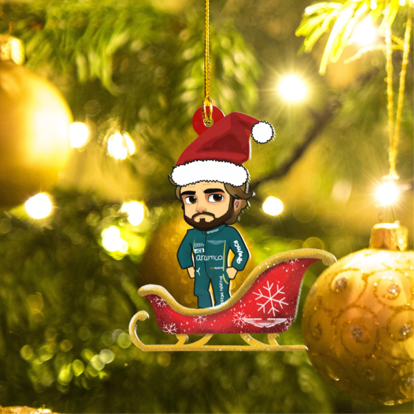 fa Fernando alonso F1 christmas decorations acrylic ornaments