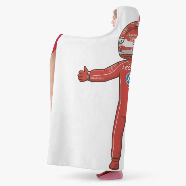 0a5cd5fbd95b4cbe8e0012a89e8c999d Charles Leclerc F1 Racing Hoodie Blanket – The Ultimate Wearable Gift for Racing Fans