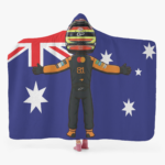 Oscar Piastri F1 Racing Hoodie Blanket