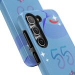 Close-up, Samsung Galaxy S23 (1) Carlos Sainz F1 Yas Marina GP 2025 helmet Inspired Phone Case