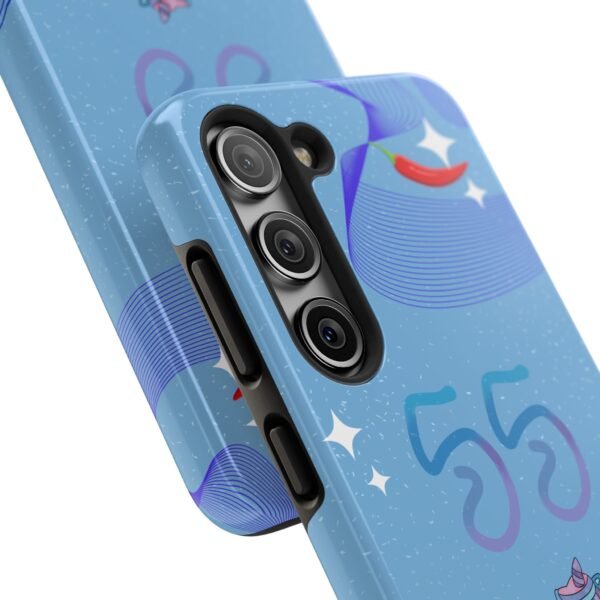 Close-up, Samsung Galaxy S23 (1) Carlos Sainz F1 Yas Marina GP 2025 helmet Inspired Phone Case