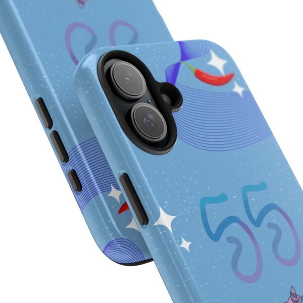 Close-up, iPhone 16 Plus Carlos Sainz F1 Yas Marina GP 2025 helmet Inspired Phone Case