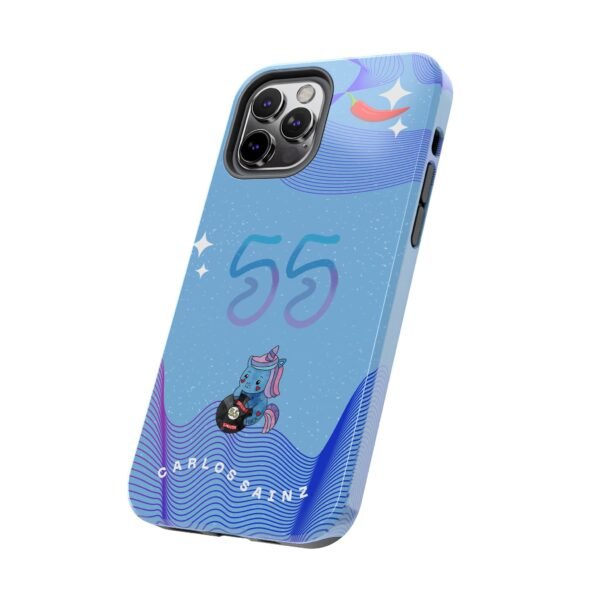 Side, iPhone 12 Pro Carlos Sainz F1 Yas Marina GP 2025 helmet Inspired Phone Case