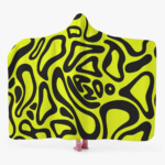 Norris F1 racing hoodie blanket front view wearable blanket.