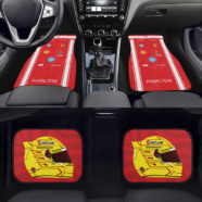 Lewis Hamilton Ferrari car mats inspired by 2026 race suit design