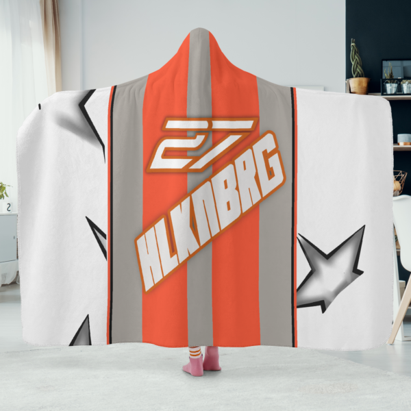 Hulkenberg hoodie blanket inspired by Nico Hülkenberg 2026 F1 helmet