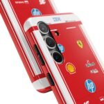 Charles Leclerc 2026 race suit inspired phone case design