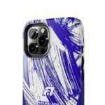 Close-up, iPhone 12 Pro Max Alex Albon Williams F1 2026 Test Livery Inspired Phone Case