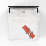 Hulkenberg throw blanket inspired by Nico Hülkenberg 2026 F1 helmet