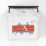 Hulkenberg throw blanket inspired by Nico Hülkenberg 2026 F1 helmet