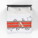 Hulkenberg throw blanket inspired by Nico Hülkenberg 2026 F1 helmet