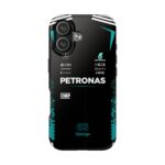 George Russell phone case inspired by 2026 race suit