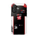 Front (37) Esteban Ocon 2026 Haas F1 Race Suit Inspired Phone Case