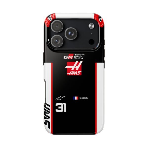 Front (39) Esteban Ocon 2026 Haas F1 Race Suit Inspired Phone Case