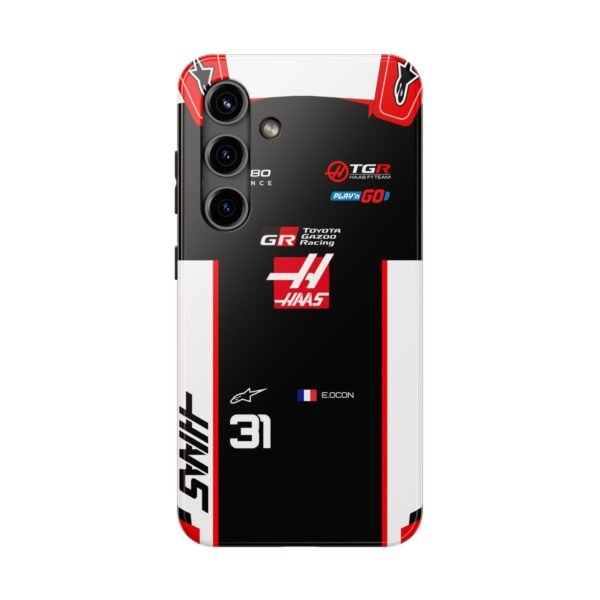 Front (40) Esteban Ocon 2026 Haas F1 Race Suit Inspired Phone Case