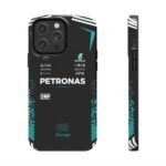 George Russell phone case inspired by 2026 race suit