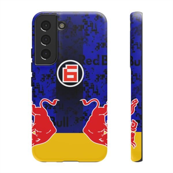 Front and Side, Samsung Galaxy S22, Matte Issac Hadjar F1 Bull Livery 2026 inspired phone case