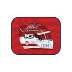 Charles Leclerc Ferrari car mats inspired by 2026 race suit design