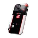 Side (5) Esteban Ocon 2026 Haas F1 Race Suit Inspired Phone Case