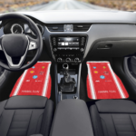Lewis Hamilton Ferrari car mats inspired by 2026 race suit design